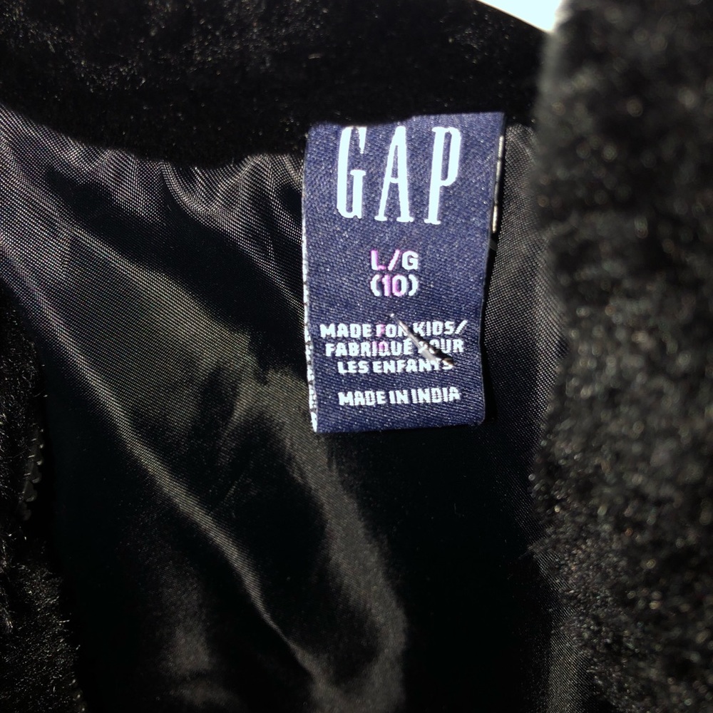 Gap kids furry dress coat